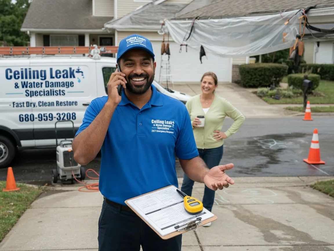 Ceiling Leak Cleanup Darrouzett, TX FAQs